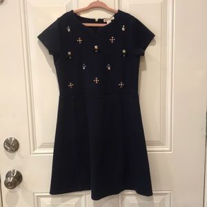 J. Crew navy dress